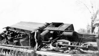 OS-140   Southern Pacific Train Wreck Near Creamery,Tempe, Arizona