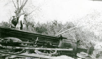 OS-141   Southern Pacific Train Wreck Near Creamery,Tempe, Arizona