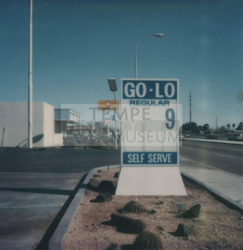 Go-Lo Gasoline Station - 2210 East Broadway Road, Tempe, Arizona