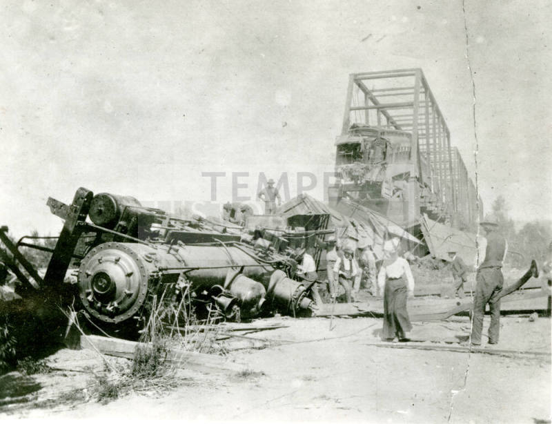 OS-144   Wreck of Maricopa, Phx. and Salt River Valley Line