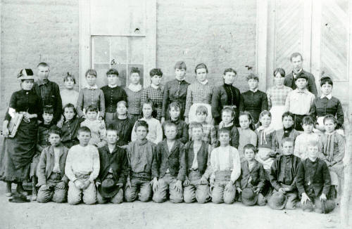 OS-153 Class and teachers at adobe Tempe school