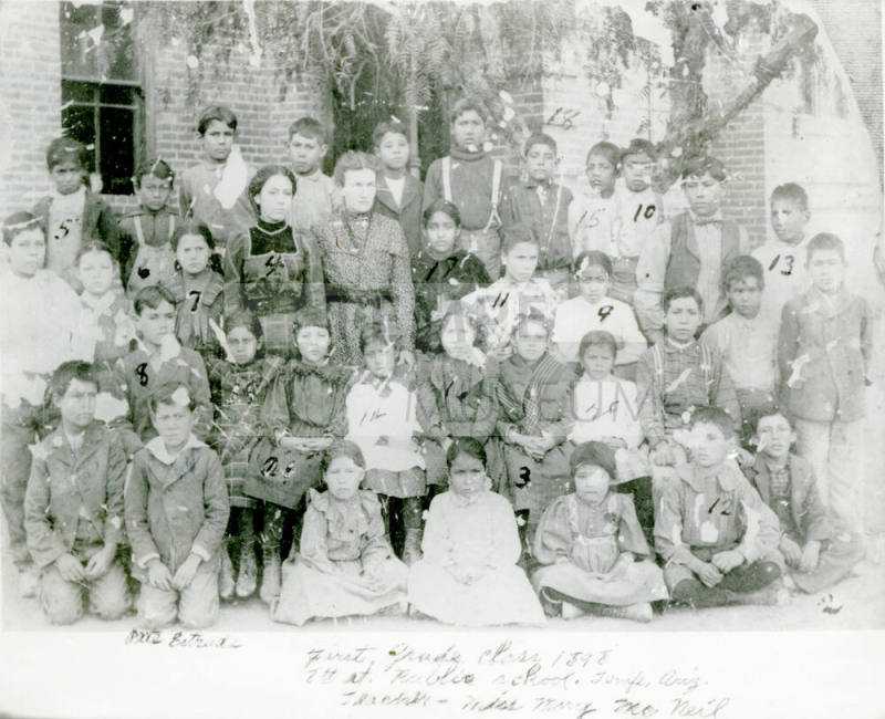 OS-155   Mary McNeil and Her First Grade Class