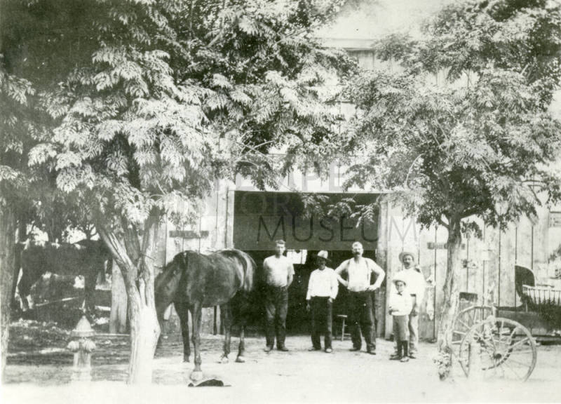 OS-176   T.J. Parry's Blacksmith Shop on Mill Ave, Tempe, Arizona