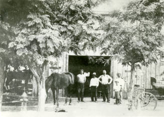 OS-176   T.J. Parry's Blacksmith Shop on Mill Ave, Tempe, Arizona