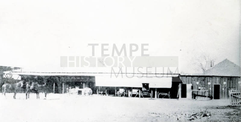 OS-173   Finch's Livery Stable on Mill Avenue