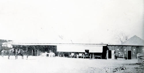 OS-173   Finch's Livery Stable on Mill Avenue