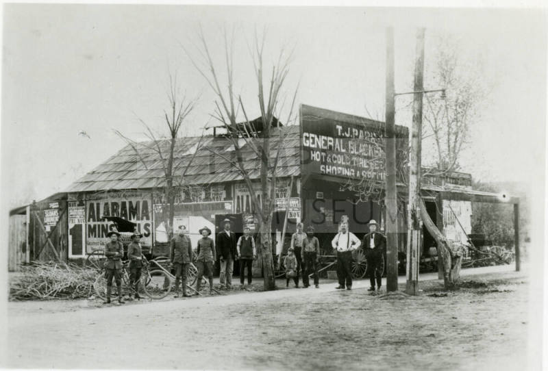 OS-175   T.J. Parry's Blacksmith Shop-Mill and 6th