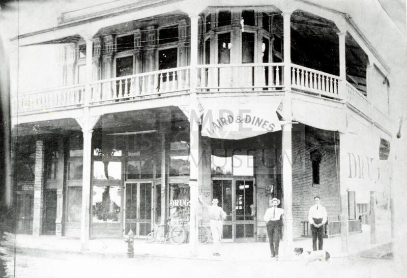OS-183   Exterior of Laird and Dines Pharmacy