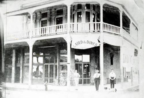 OS-183   Exterior of Laird and Dines Pharmacy