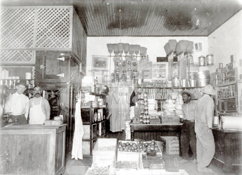 OS-216   Interior Morris' Grocery on Mill Avenue