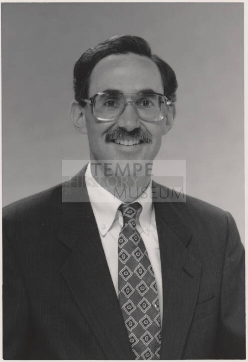 Photo of Deputy City Manager Garry Brown, 1992.