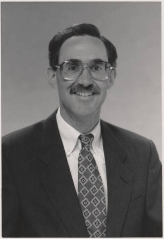 Photo of Deputy City Manager Garry Brown, 1992.