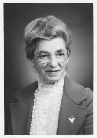 Photograph of Virginia Thompson, City Clerk.