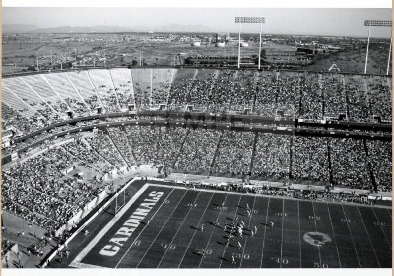 Photo of ASU Sun Devils Stadium During a Cardinals Game. – Works – Tempe  History Museum