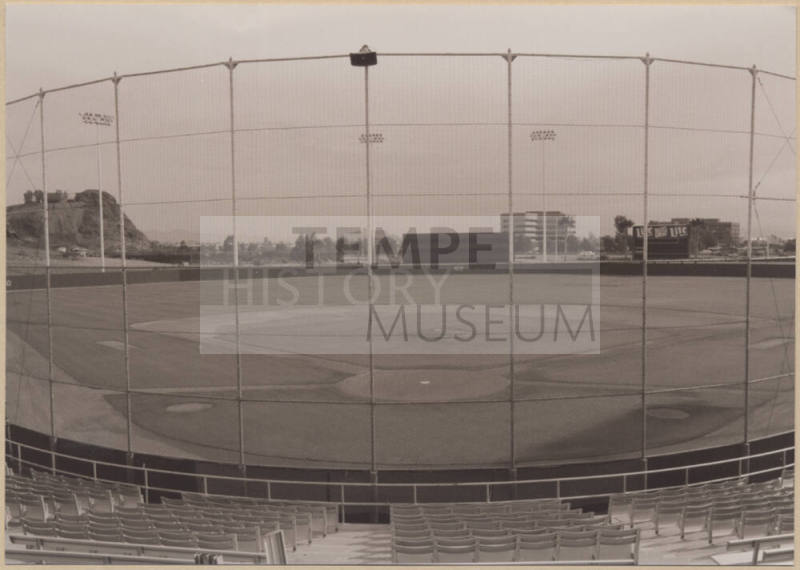 Photo of Diablo Stadium Behind Home Plate.