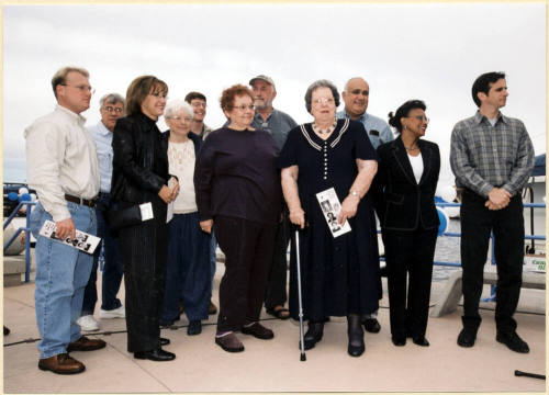 Photo of Mayor and City Council with the women who christened the Rio Lago Cruise boats on Tempe Town Lake.