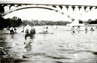 OS-245   Salt River Swimmers Under Ash Ave. Bridge
