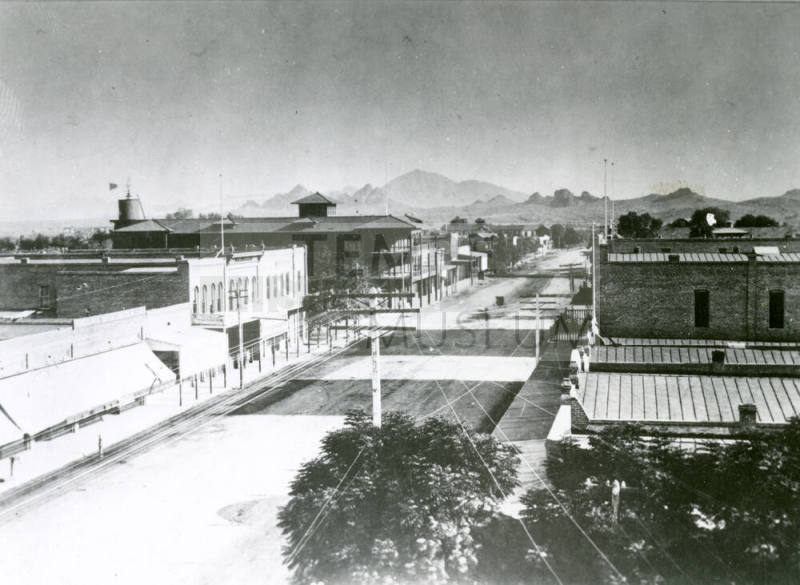 OS-238   Northerly View of Downtown Tempe from 5th St. and Mill