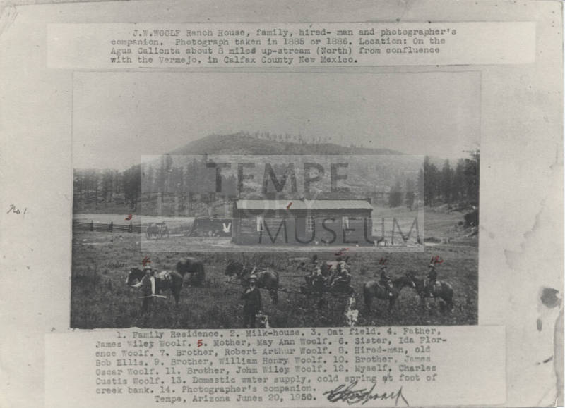 Woolf Family and Ranch House in New Mexico