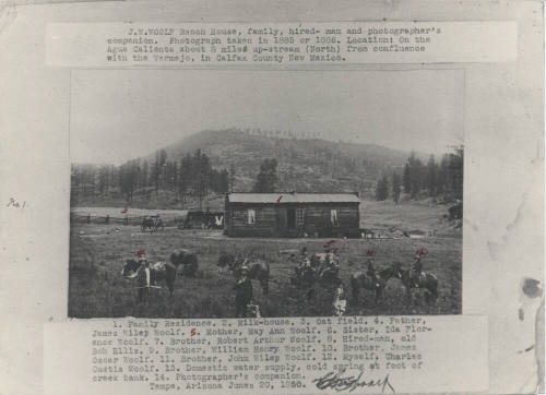 Woolf Family and Ranch House in New Mexico