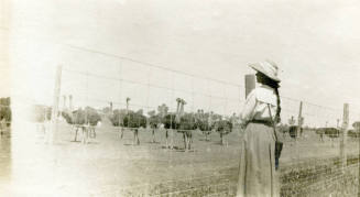 Unidentified Woman-Chandler Ostrich Farm