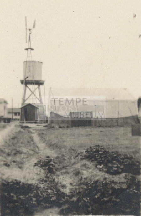 Tent House and Water Tower on Casner Ranch
