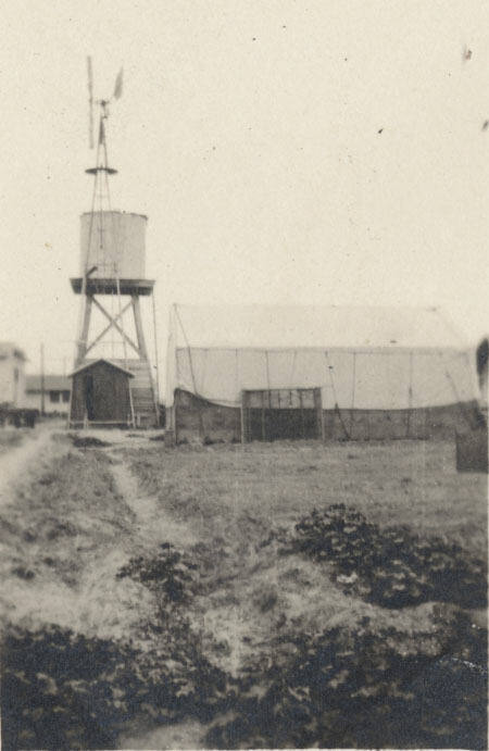 Tent House and Water Tower on Casner Ranch