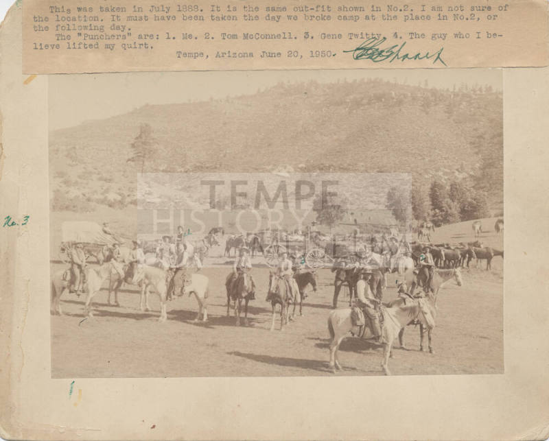 Charles Woolf and Cowboys in New Mexico