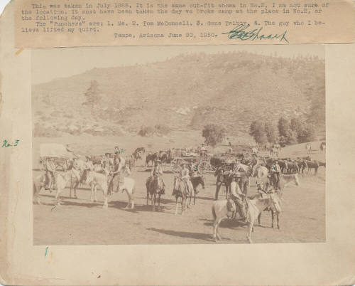 Charles Woolf and Cowboys in New Mexico