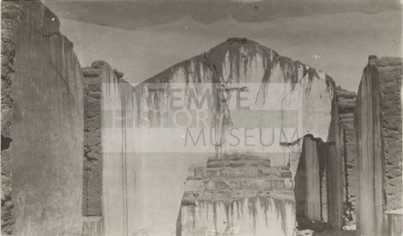 Interior View of Early Adobe Structure