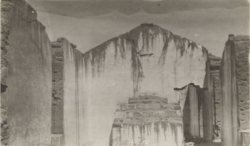 Interior View of Early Adobe Structure