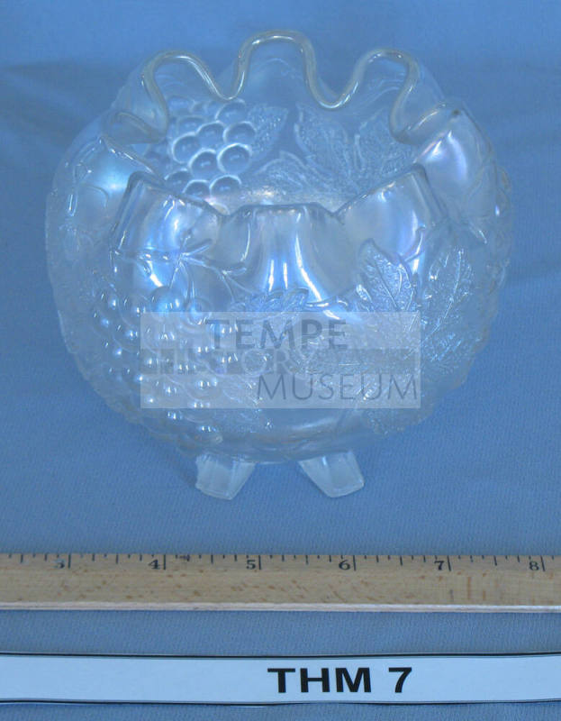Carnival glass vase