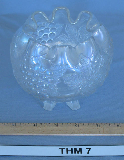 Carnival glass vase