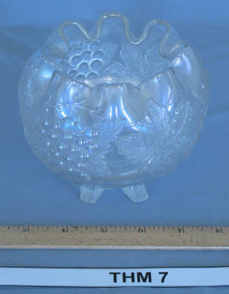 Carnival glass vase
