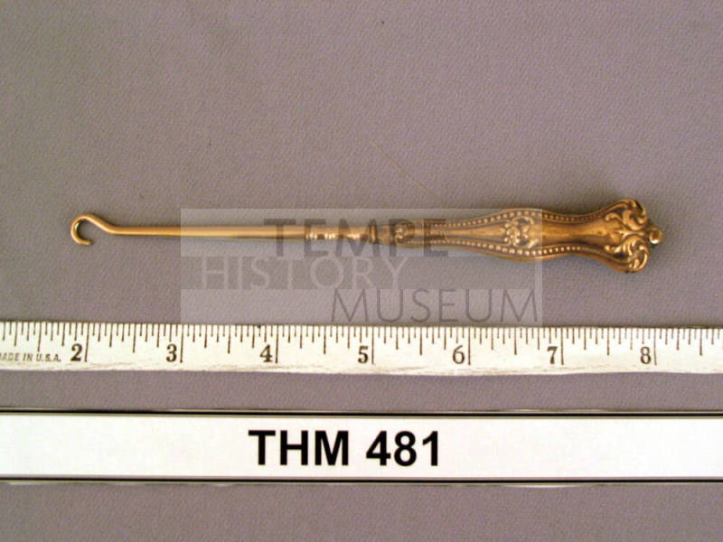 Sterling silver buttonhook