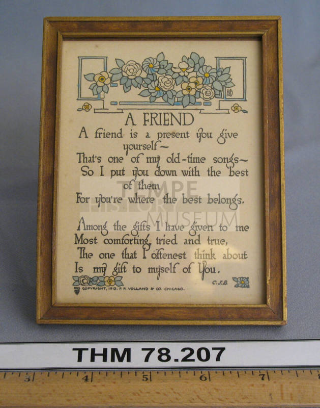Poem,Framed