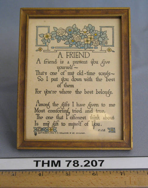 Poem,Framed