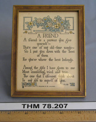 Poem,Framed