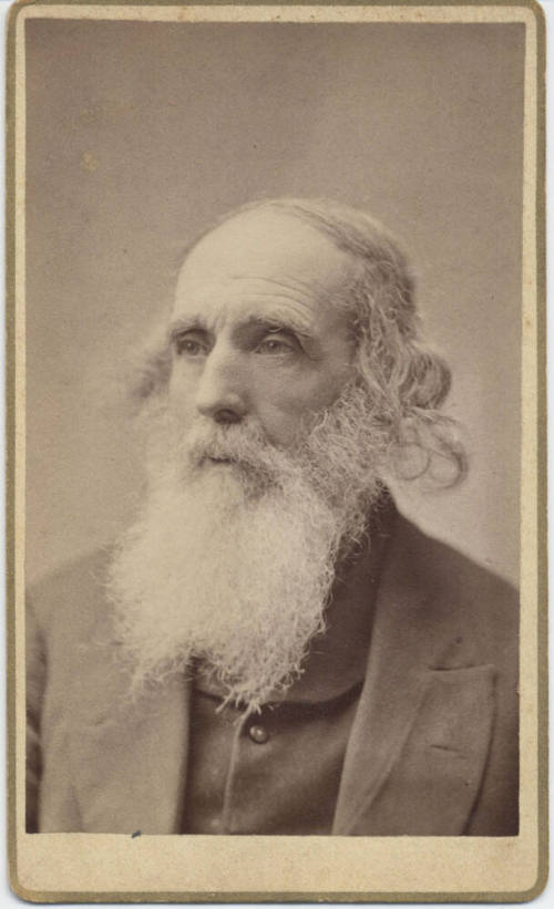 Shoulder, Man, Long White Beard and Hair