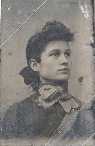Portrait of Woman with Bow