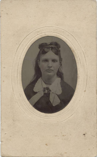 Shoulder, Women, Large White Bow
