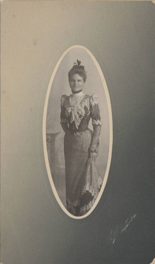 Woman in Decorative Dress