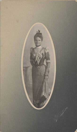Woman in Decorative Dress