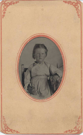 Waist, Child, Plain White Dress