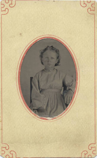 Waist, Child, Plain White Dress