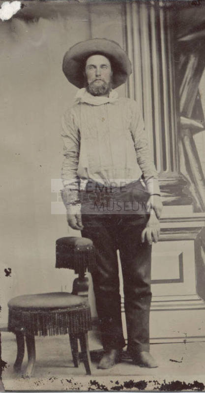 Standing Cowboy studio portrait