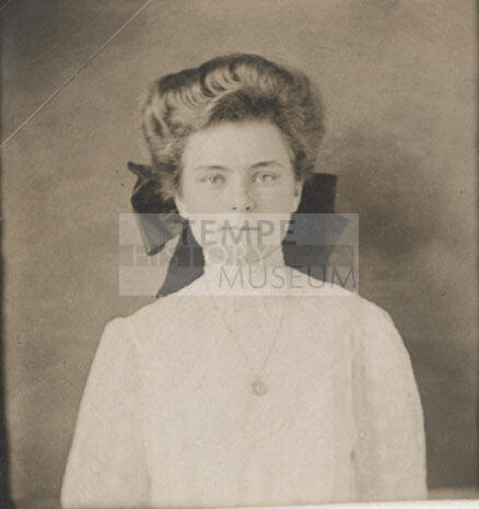 Bust, Woman, Large Bow in Hair