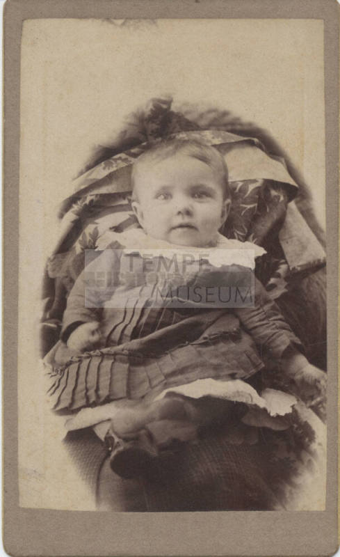 Child Sitting, Lace Collar