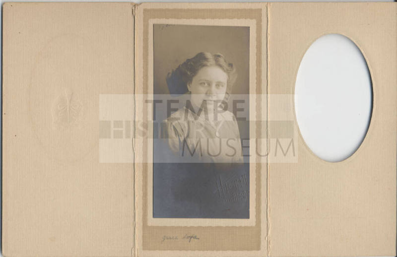 Bust, Woman, Wearing a Bow in Hair