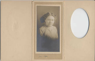 Bust, Woman, Wearing a Bow in Hair